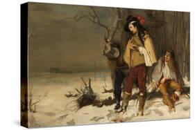 Distressed Cavaliers Turned Highwaymen, 1861-John Pettie-Stretched Canvas