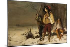 Distressed Cavaliers Turned Highwaymen, 1861-John Pettie-Mounted Giclee Print