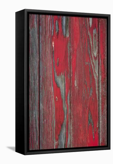 Distressed I-Kathy Mahan-Framed Stretched Canvas