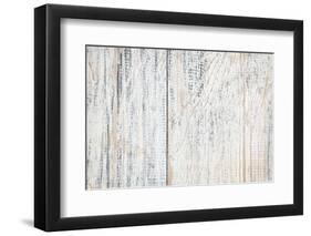 Distressed Painted Wood Background-elenathewise-Framed Photographic Print