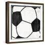 Distressed Soccerball-Marcus Prime-Framed Art Print