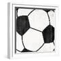 Distressed Soccerball-Marcus Prime-Framed Art Print