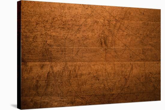 Distressed Wood Table Top Background-jwblinn-Stretched Canvas