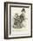 Distressing Result of Eating Turkey Day after Day-John Leech-Framed Giclee Print