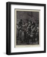 Distributing Christmas Fare at the Model Soup Kitchen in Euston Road-Frederic De Haenen-Framed Premium Giclee Print