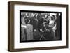 Distributing Surplus Commodities-Russell Lee-Framed Photo