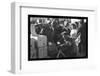 Distributing Surplus Commodities-Russell Lee-Framed Photo