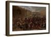 Distribution of Herring and White Bread at the Relief of Leiden, 3 October-Otto van Veen-Framed Art Print