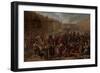 Distribution of Herring and White Bread at the Relief of Leiden, 3 October-Otto van Veen-Framed Art Print