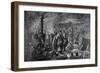 Distribution of Soup at the Front, 1915-null-Framed Giclee Print