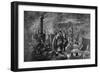 Distribution of Soup at the Front, 1915-null-Framed Giclee Print