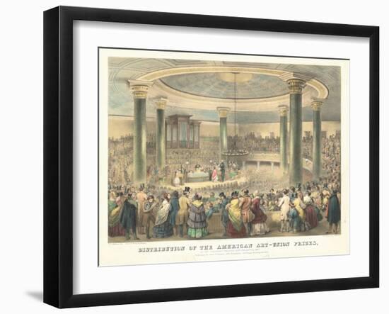 Distribution of the American Art-Union Prices-Francis D'Avignon-Framed Giclee Print