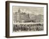 Distribution of the Crimean Medals by Her Majesty, at the Horse Guards-null-Framed Giclee Print