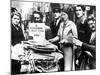 Distribution of the First Official Lists of Wounded and Captured French People, Paris, 25 July 1940-null-Mounted Photographic Print