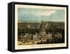 District of Columbia, Washington - Panoramic Map-Lantern Press-Framed Stretched Canvas