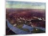 District of Columbia, Washington - Panoramic Map-Lantern Press-Mounted Art Print