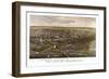 District of Columbia, Washington - Panoramic Map-Lantern Press-Framed Art Print