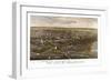 District of Columbia, Washington - Panoramic Map-Lantern Press-Framed Art Print