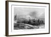 District of Columbia, Washington, View of the Capitol from the White House-Lantern Press-Framed Art Print