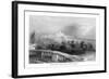 District of Columbia, Washington, View of the Capitol from the White House-Lantern Press-Framed Art Print