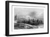 District of Columbia, Washington, View of the Capitol from the White House-Lantern Press-Framed Art Print