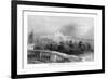 District of Columbia, Washington, View of the Capitol from the White House-Lantern Press-Framed Art Print