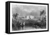 District of Columbia, Washington, View of the White House from the Potomac River-Lantern Press-Framed Stretched Canvas