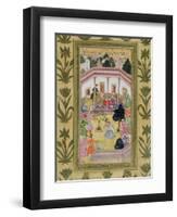 Disturbance by a Madman at a Social Gathering, from the Small Clive Album-null-Framed Giclee Print