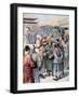 Disturbances in Seoul, Korea, 1894-Frederic Lix-Framed Giclee Print