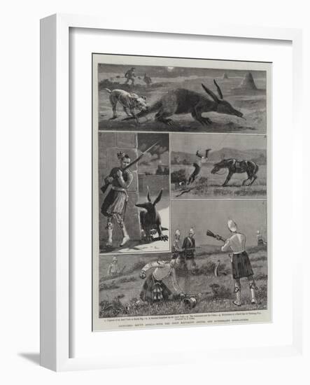 Disturbed South Africa, with the First Battalion Argyll and Sutherland Highlanders-null-Framed Giclee Print