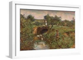 'Disturbing The Fishes', c1901-James Charles-Framed Giclee Print