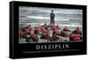 Disziplin: Motivationsposter Mit Inspirierendem Zitat-null-Framed Stretched Canvas