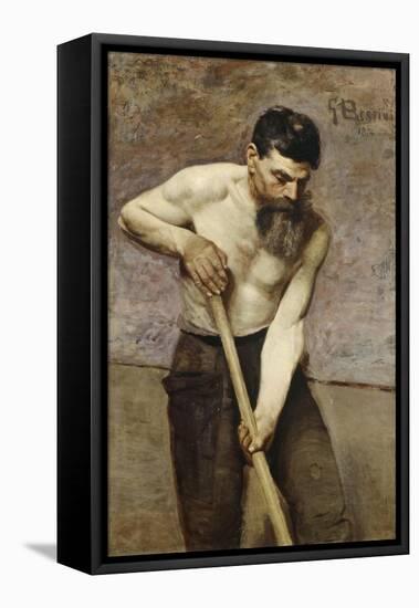 Ditch Digger-Giuseppe Bertini-Framed Stretched Canvas