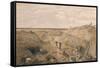 'Ditch of the Bastion Du Mat', 1856-Edmund Walker-Framed Stretched Canvas