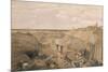 'Ditch of the Bastion Du Mat', 1856-Edmund Walker-Mounted Giclee Print