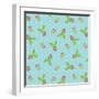 Ditsy Dot Floral-Joanne Paynter Design-Framed Giclee Print