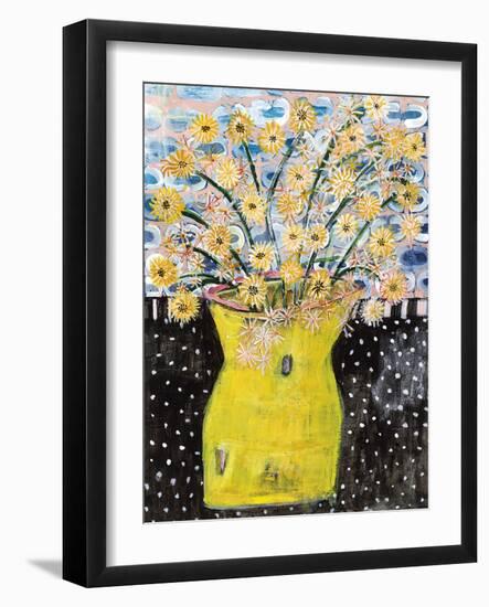 Ditsy Floral - Bloom-Strawberry Field-Framed Giclee Print