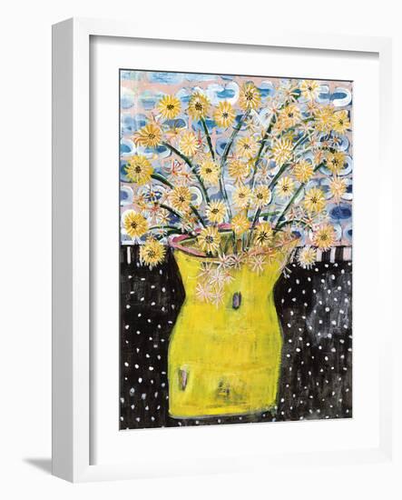 Ditsy Floral - Bloom-Strawberry Field-Framed Giclee Print