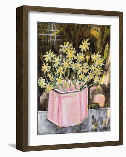 Ditsy Floral - Flourish-Strawberry Field-Framed Giclee Print