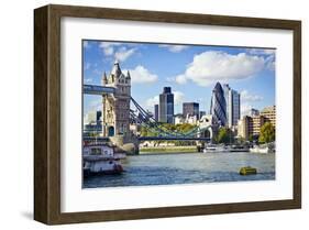 Dity of London & Tower Bridge-null-Framed Art Print
