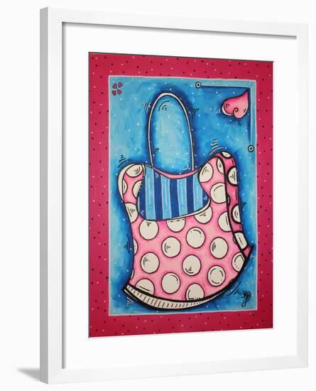 Diva Handbag By-Megan Aroon Duncanson-Framed Art Print