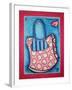 Diva Handbag By-Megan Aroon Duncanson-Framed Art Print