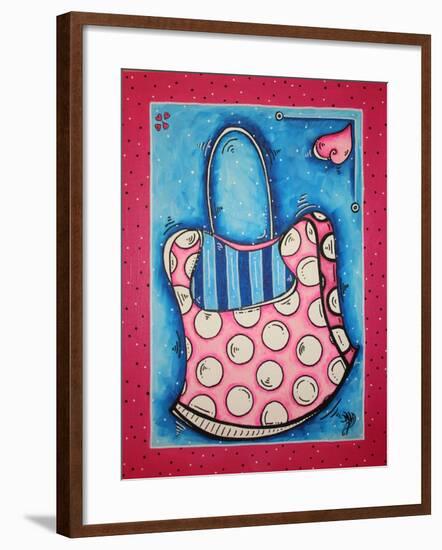 Diva Handbag By-Megan Aroon Duncanson-Framed Art Print