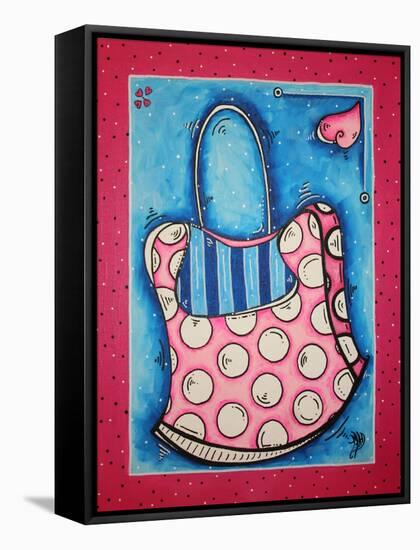 Diva Handbag By-Megan Aroon Duncanson-Framed Stretched Canvas