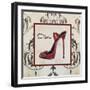 Diva Shoe-Hakimipour-ritter-Framed Art Print