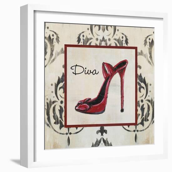 Diva Shoe-Hakimipour-ritter-Framed Art Print
