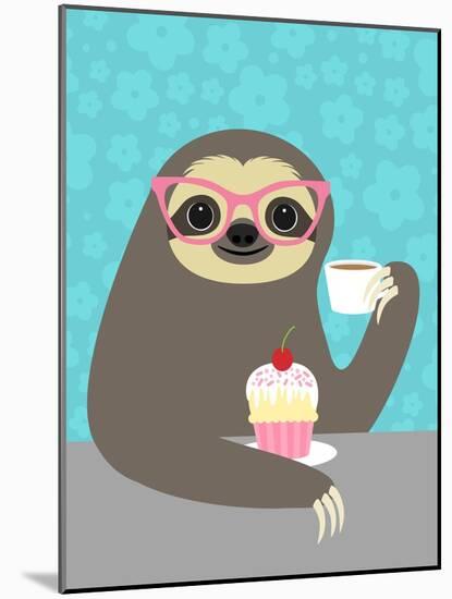 Diva Sloth-Nancy Lee-Mounted Art Print