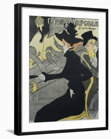 Divan Japonais, 1893-Henri de Toulouse-Lautrec-Framed Giclee Print