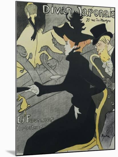 Divan Japonais, 1893-Henri de Toulouse-Lautrec-Mounted Giclee Print