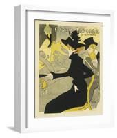 Divan Japonais Music Hall-Henri de Toulouse-Lautrec-Framed Premium Giclee Print